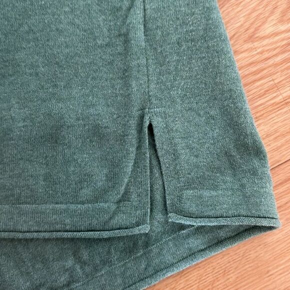 J. Jill Womens Green Knit Blouse Sz Large Silk Wool Casual Neutral Everydaywear - Picture 7 of 8